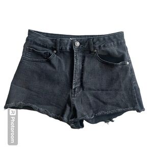REWASH high rise jean shorts